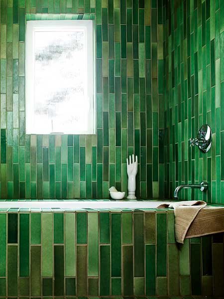 Green-bathroom