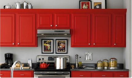 painted kitchen cabinets
